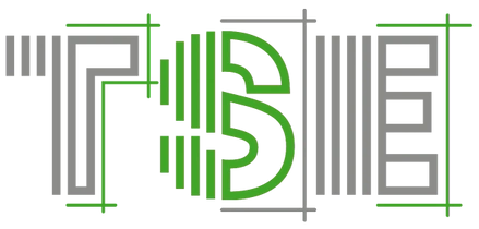 Abstract black and green logo artwork